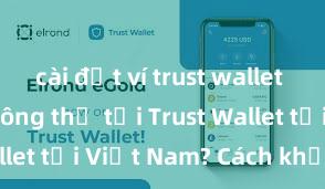 cài đặt ví trust wallet trên ios Không thể tải Trust Wallet tại Việt Nam? Cách khắc phục